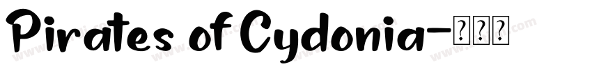Pirates of Cydonia字体转换